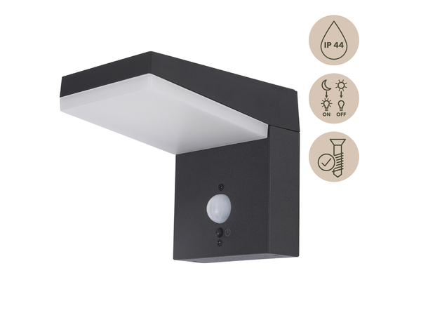 Applique solaire detection IP44 5000K H. 18 cm - Marque BLOOMA - Brico Dépôt