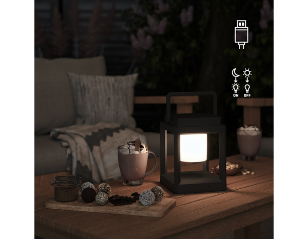 Lanterne solaire IP44 5000 K - Brico Dépôt