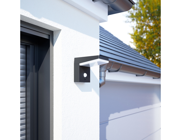 Applique solaire detection IP44 5000K H. 18 cm - Marque BLOOMA - Brico Dépôt