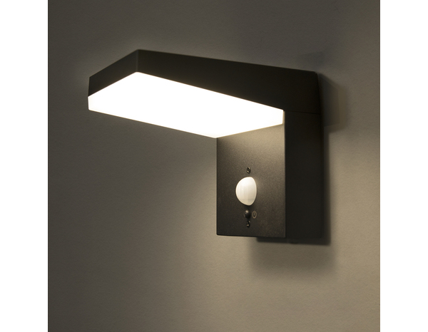 Applique solaire detection IP44 5000K H. 18 cm - Marque BLOOMA - Brico Dépôt