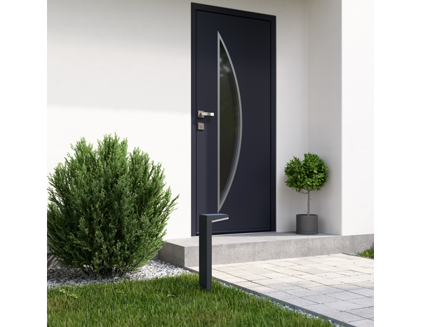 Potelet solaire detection IP44 5000K H. 50 cm - Marque BLOOMA - Brico Dépôt