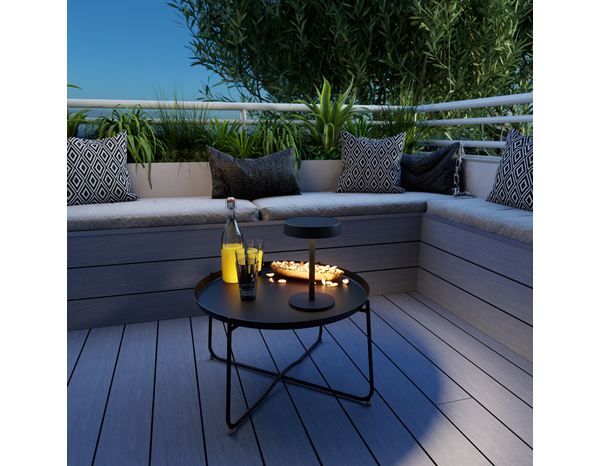 Lampe à poser solaire 3000K - Brico Dépôt