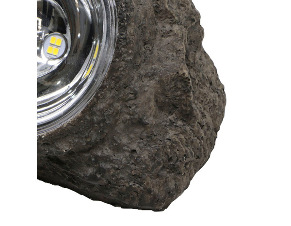 Rocher solaire LED intégrée 5000K IP44 - Brico Dépôt