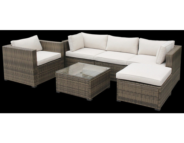 Salon de jardin Fasera 5 places - Marque BLOOMA - Brico Dépôt