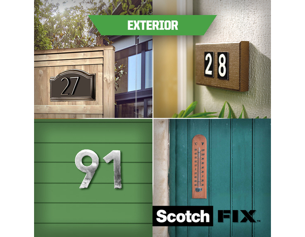 Ruban adhésif double face extérieur - 19 mm x 1,5 m- Scotch - Brico Dépôt