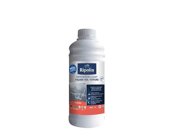 Imperméabilisant multi-supports incolore - bidon 1L - Ripolin - Brico Dépôt