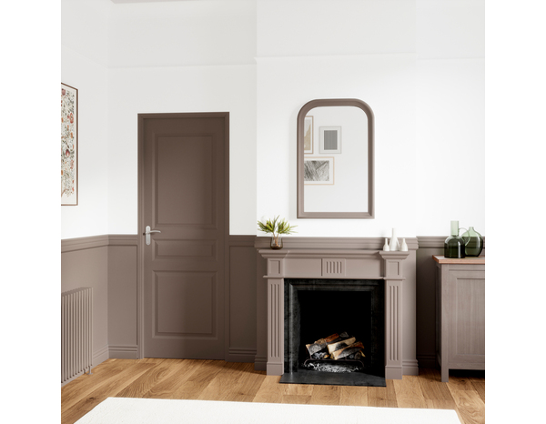 Peinture multi-supports Satin 0,75 L Brun Vison - Evalux - Brico Dépôt