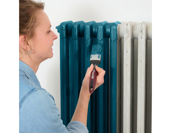 Peinture multi-supports Satin 0,75 L Bleu Paon - Evalux - Brico Dépôt