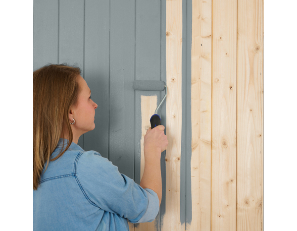 Peinture faïence et lambris Mat 2 L Gris Acier - Evalux - Brico Dépôt