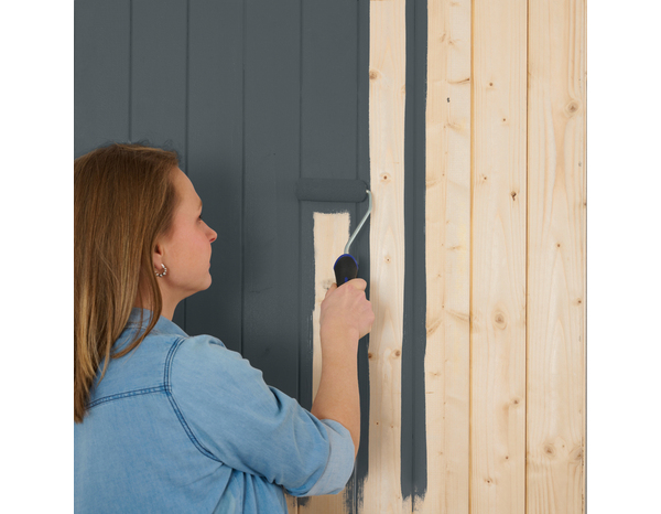 Peinture faïence et lambris Mat 2 L Gris Anthracite - Evalux - Brico Dépôt