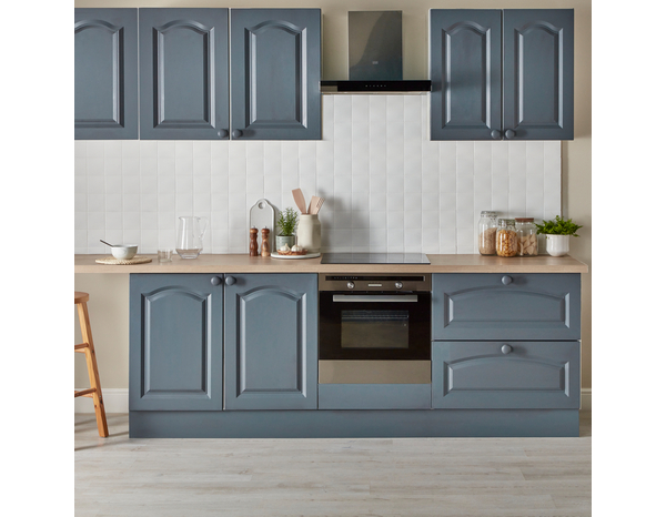 Peinture meuble de cuisine et salle de bains 0,75 L Mat Gris Anthracite - Evalux - Brico Dépôt