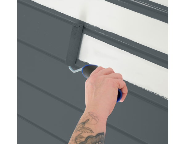 Peinture faïence et lambris Mat 0,75 L Gris Anthracite - Evalux - Brico Dépôt