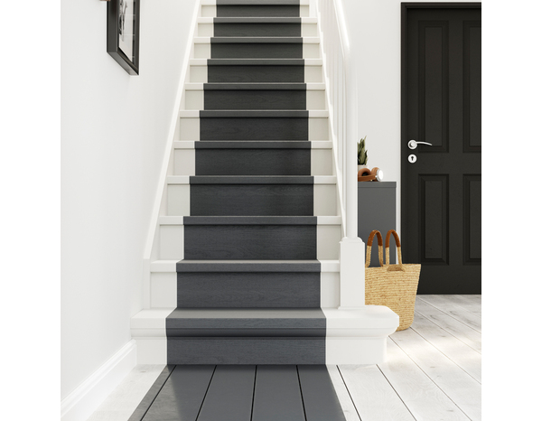 Peinture sol et escalier Mat 2 L Gris Anthracite - Evalux - Brico Dépôt