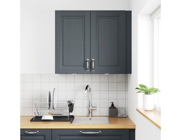 Peinture meuble de cuisine et salle de bains 0,75 L Mat Gris Anthracite - Evalux - Brico Dépôt