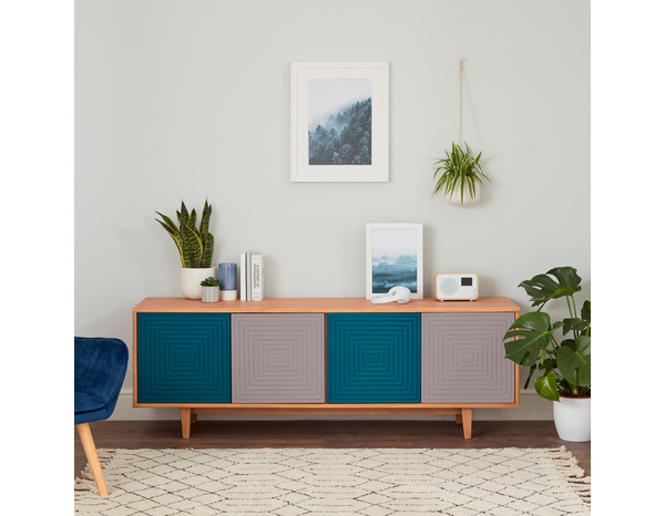 Peinture meuble Satin 0,5 L Gris Poivre - Evalux - Brico Dépôt