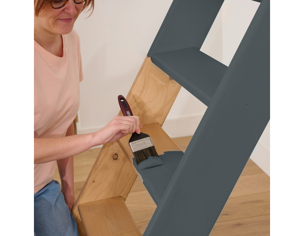 Peinture sol et escalier Mat 0,75 L Gris Anthracite - Evalux - Brico Dépôt