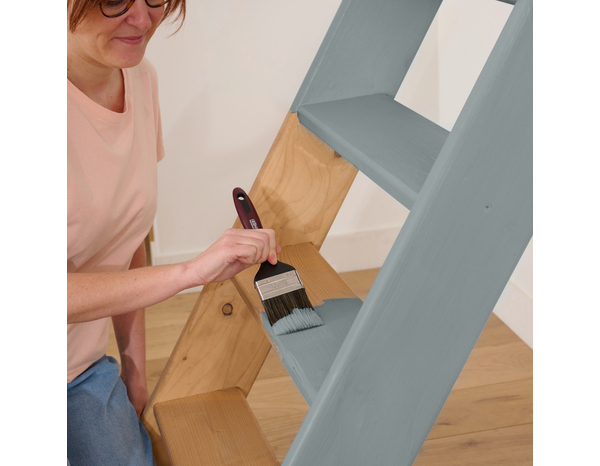 Peinture sol et escalier Mat 0,75 L Gris Acier - Evalux - Brico Dépôt