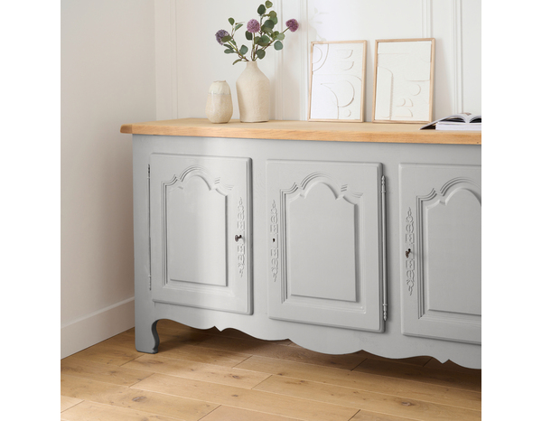 Peinture meuble Satin 0,5 L Gris Acier - Evalux - Brico Dépôt