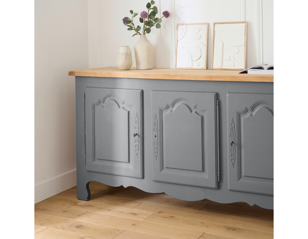 Peinture meuble Mat 0,5 L Gris Eléphant - Evalux - Brico Dépôt
