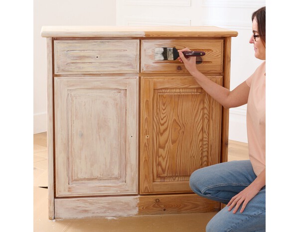 Peinture meuble 0,5 L Blanc Crayeux - Evalux - Brico Dépôt