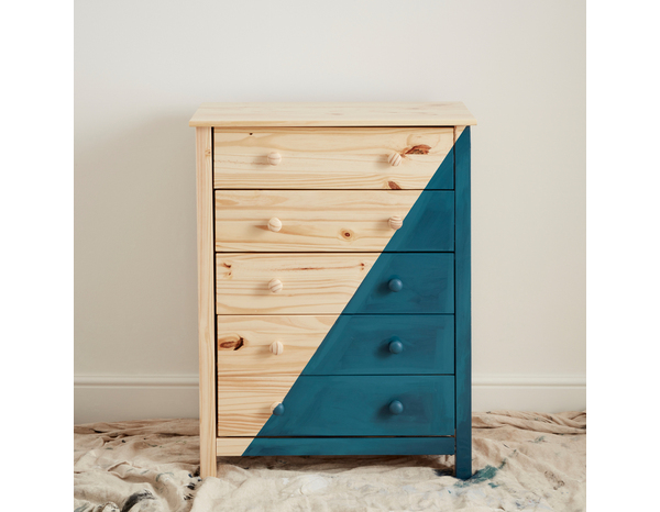 Peinture meuble Mat 0,5 L Bleu Paon - Evalux - Brico Dépôt