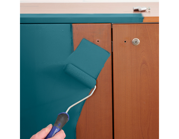 Peinture meuble Mat 0,5 L Bleu Paon - Evalux - Brico Dépôt