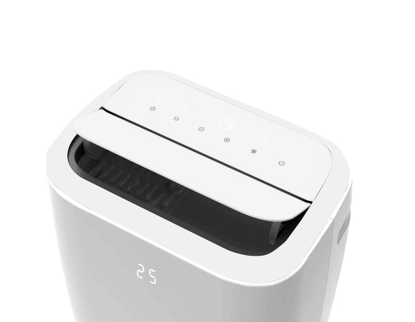 Climatiseur mobile réversible "Kuban" blanc, 12000 BTU - H. 71,5 x l. 44 x P. 33,5 cm - Brico Dépôt