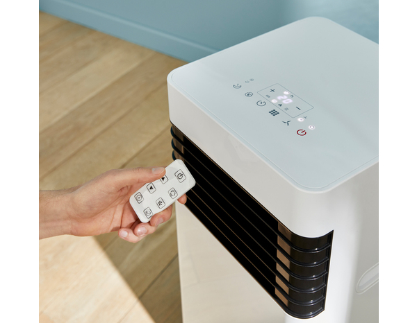Climatiseur mobile 12 m², 5000 BTU - H. 64 x l. 31 x P.31 cm - Brico Dépôt