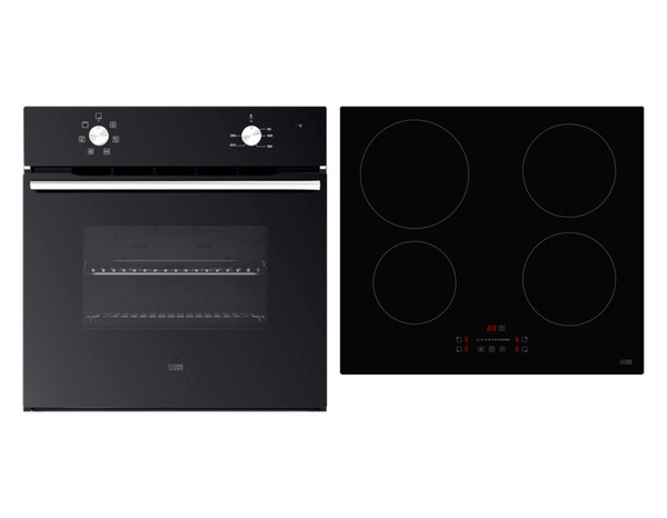 Lot plaque induction 4 zones + four - Cooke and Lewis - Brico Dépôt