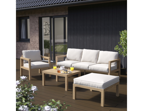 Salon aluminium "Amela" - Marque BLOOMA - Brico Dépôt