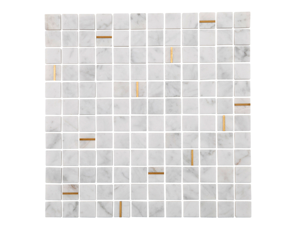 Mosaïque "NARCIUS" blanc - l.29,8 x L.29,8 cm. - Cooke and Lewis - Brico Dépôt