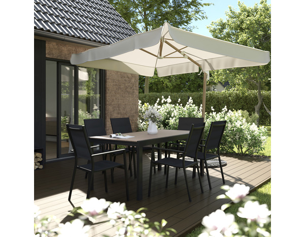 Table à rallonge "Amela" - Marque BLOOMA - Brico Dépôt