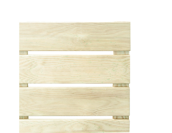 Dalle en bois 100 x 100 cm "Durance" - Marque BLOOMA - Brico Dépôt