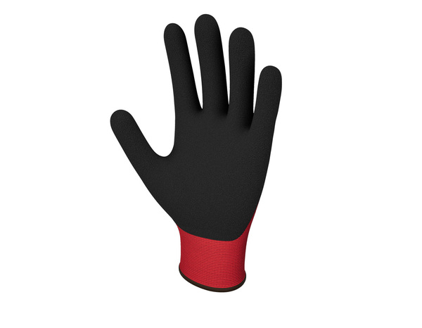 Gants en nitrile tous travaux T8 rouges et noirs - Brico Dépôt
