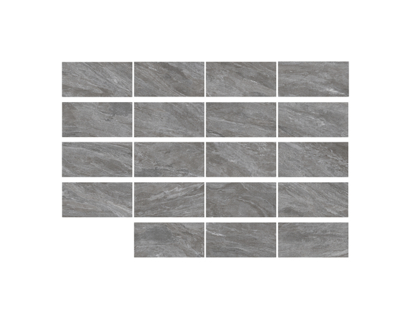 Carrelage de sol intérieur "BISCARROSSE" gris l.30,5 x L.61,3 cm - Brico Dépôt