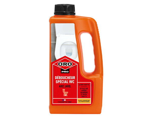 Déboucheur spécial WC avec javel 1L - ORO PRO - Brico Dépôt