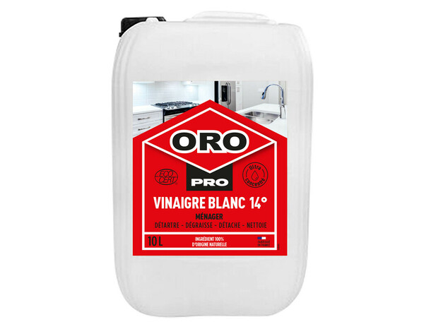 Vinaigre blanc 10L - ORO PRO - Brico Dépôt