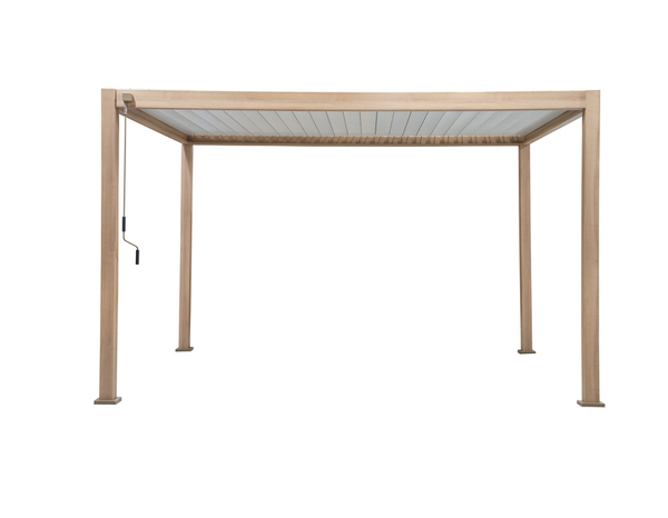 Pergola imitation bois blanc - 3 x 4 m - Brico Dépôt