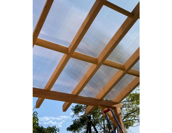 Plaque polycarbonate clair 16 mm - 3,5 x 0,98 m. - Bacacier - Brico Dépôt