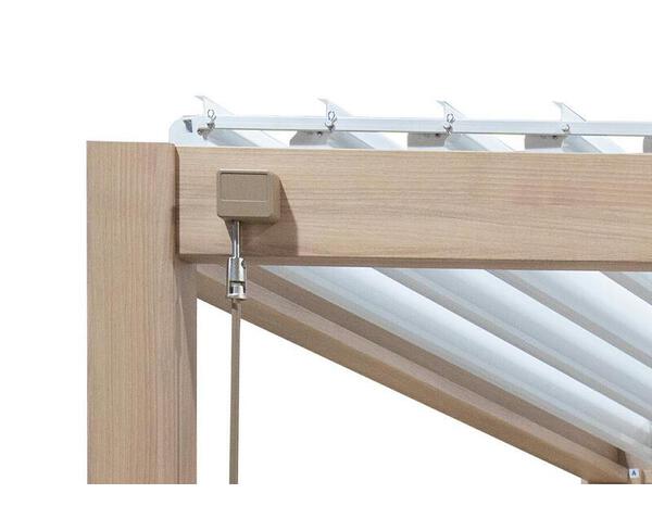 Pergola imitation bois blanc - 3 x 4 m - Brico Dépôt