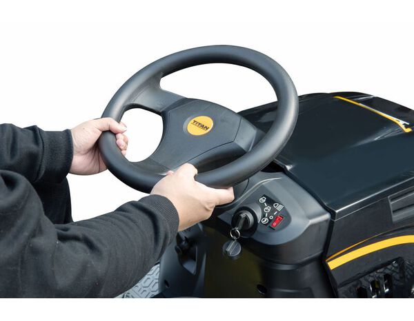 Tondeuse autoportee thermique 413 cm3 et 98 cm - Titan - Brico Dépôt