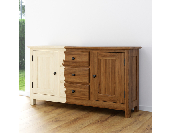 Cire chêne moyen 0,5L aspect satiné - Evalux - Brico Dépôt