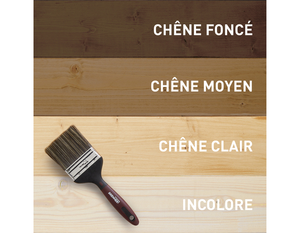 Vernis meuble chêne foncé - 0,5 L mat - Evalux - Brico Dépôt