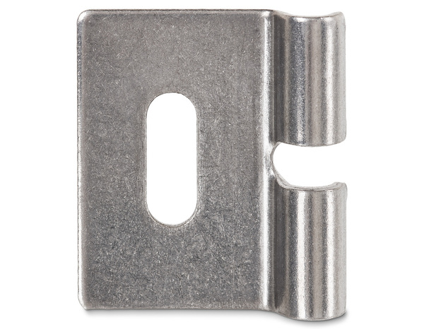 Lot de 4 fixations murales en métal inoxydable - Marque BLOOMA - Brico Dépôt