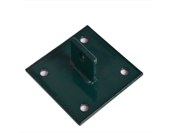 Platine de fixation vert - 10 x 10 cm x H. 5 cm - Marque BLOOMA - Brico Dépôt