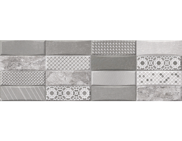 Décor mural "Dalcina" gris - l. 20 x L. 60 cm - Cooke and Lewis - Brico Dépôt