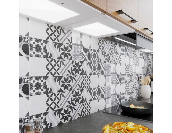 Décor mural "ABBY" mutlicolore- l.20 x L.50 cm - Cooke and Lewis - Brico Dépôt