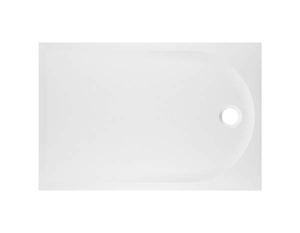 Receveur de douche extra-plat résine rectangulaire 90x140cm blanc "CALICIA" - Cooke and Lewis - Brico Dépôt