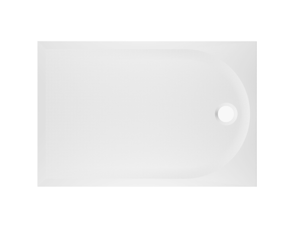 Receveur de douche extra-plat résine rectangulaire 80x120cm  blanc "CALICIA" - Cooke and Lewis - Brico Dépôt