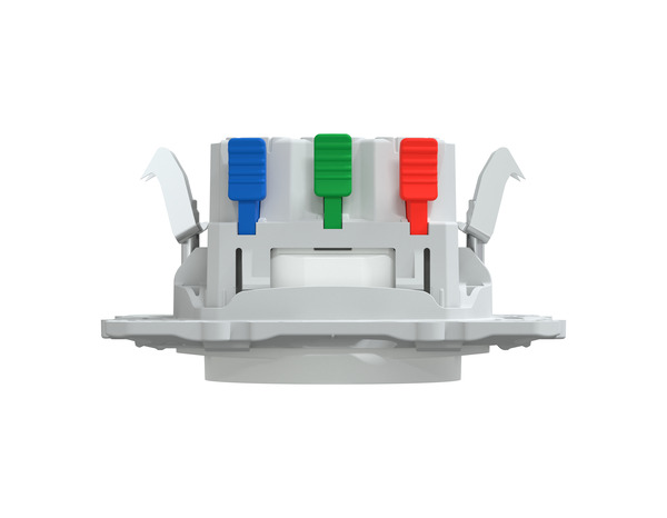 Prise 2P+T 16A encastrée par griffes blanc "OVALIS" - Brico Dépôt